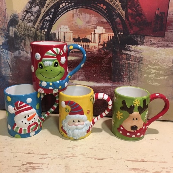 3D Coffee Mugs Holiday Coffee Winter Novelty Christmas - Picture 2 of 13